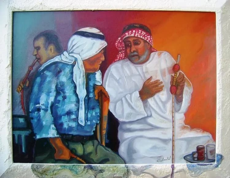 les fumeurs de Narguilé SYRIE