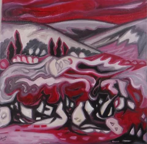 Oliviers Drôme provençale H/Acryl