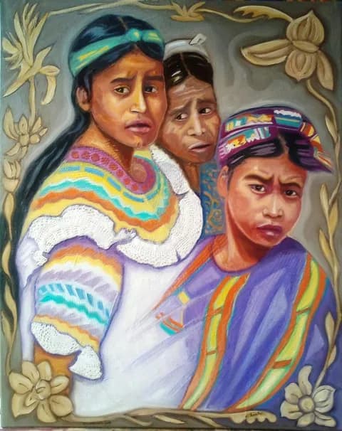 Guatémala/femmes des montagnes/ H/T