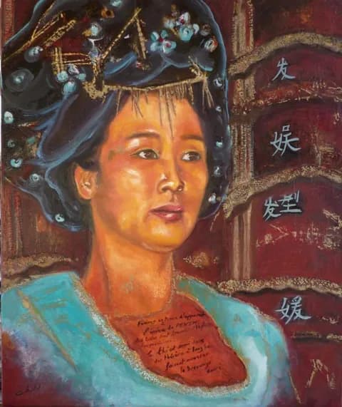 Femme à l'Opéra de Pékin