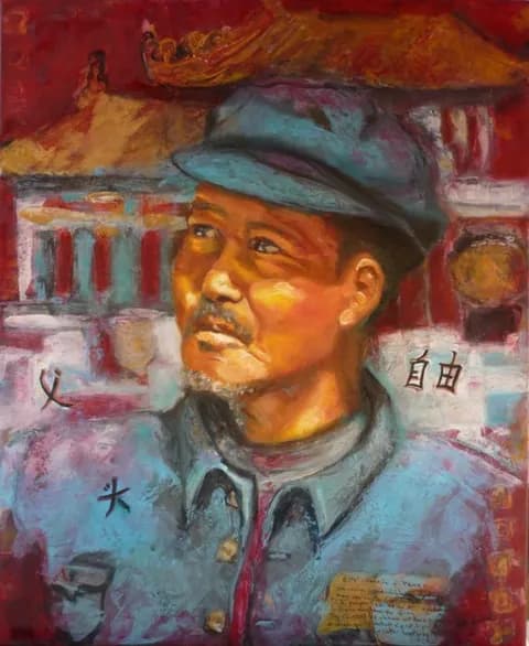 Ancien en costume Mao